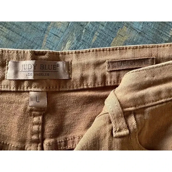 Judy Blue Raise the Stakes Sienna Denim Shorts JB150109 Large - Picture 4 of 4